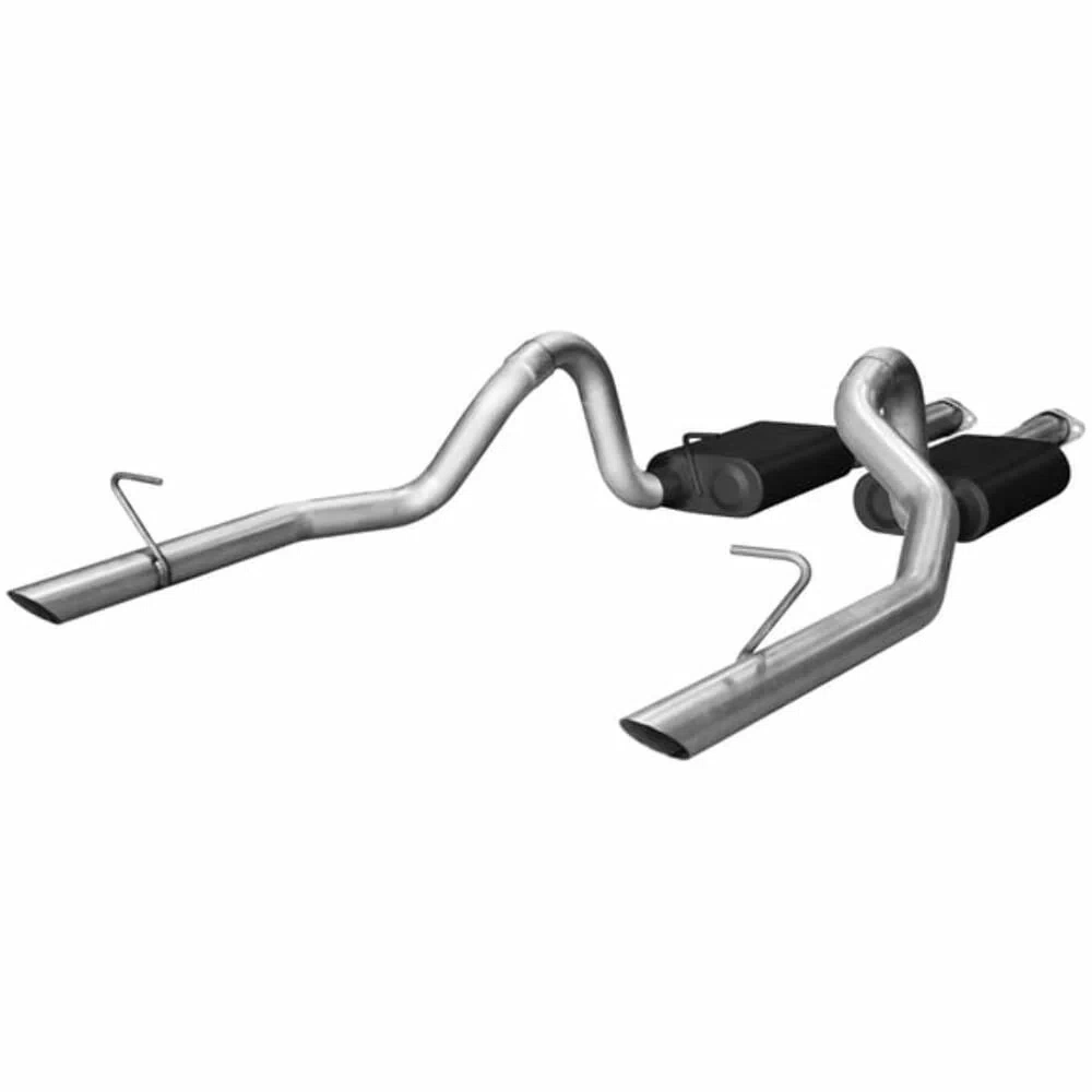 1986-1993 Ford Mustang Cat-Back Exhaust Flowmaster Stainless Steel